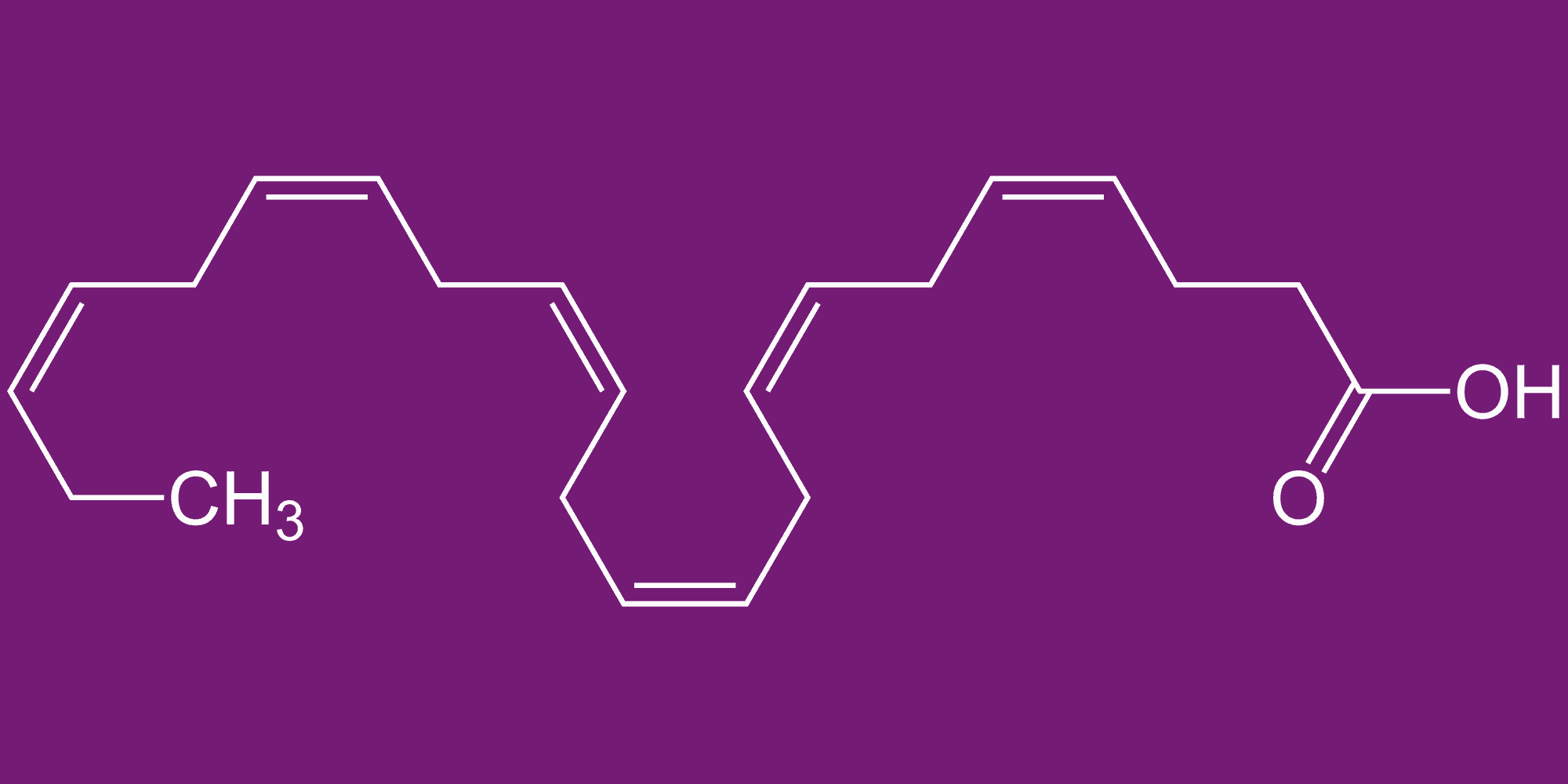 Docosahexaensäure Strukturformel