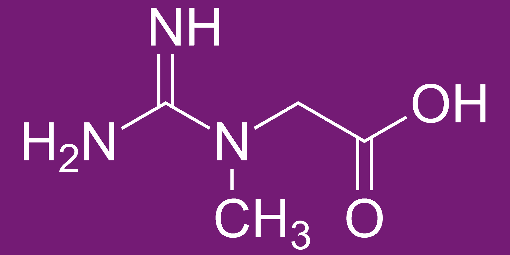 Kreatin Strukturformel