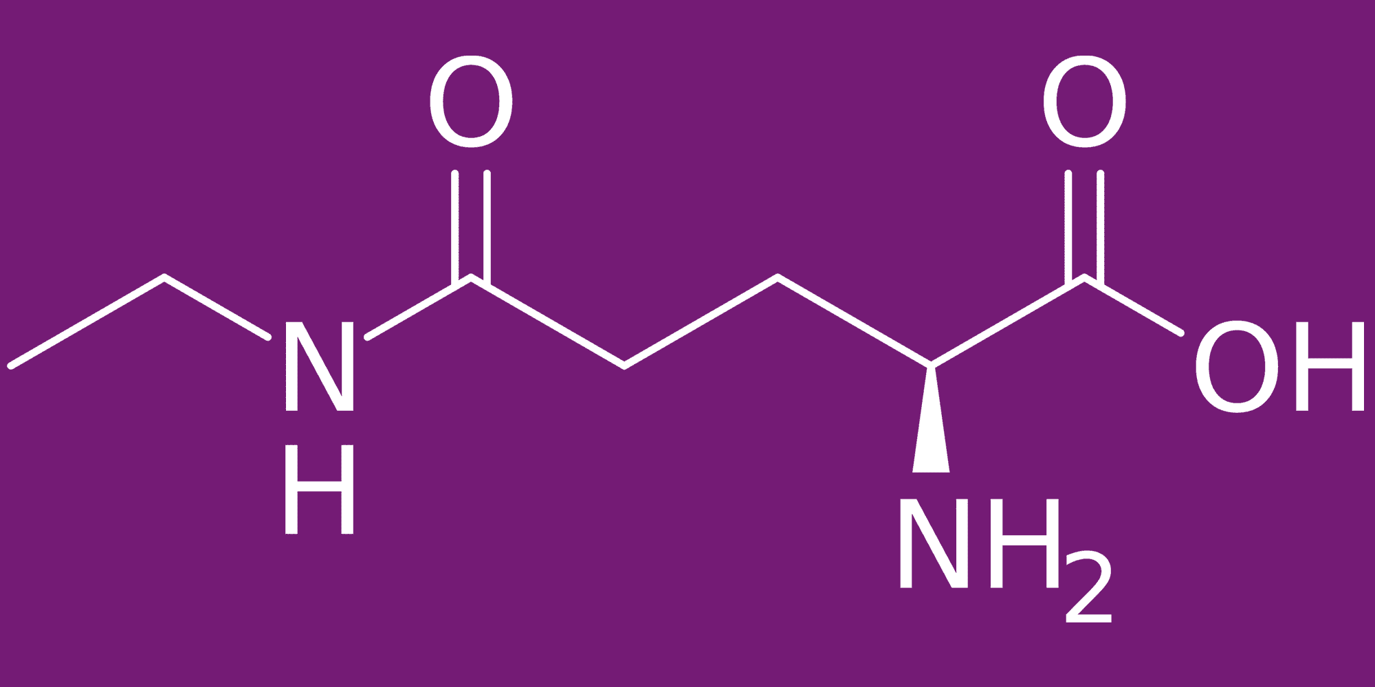 Strukturformel L-Theanin