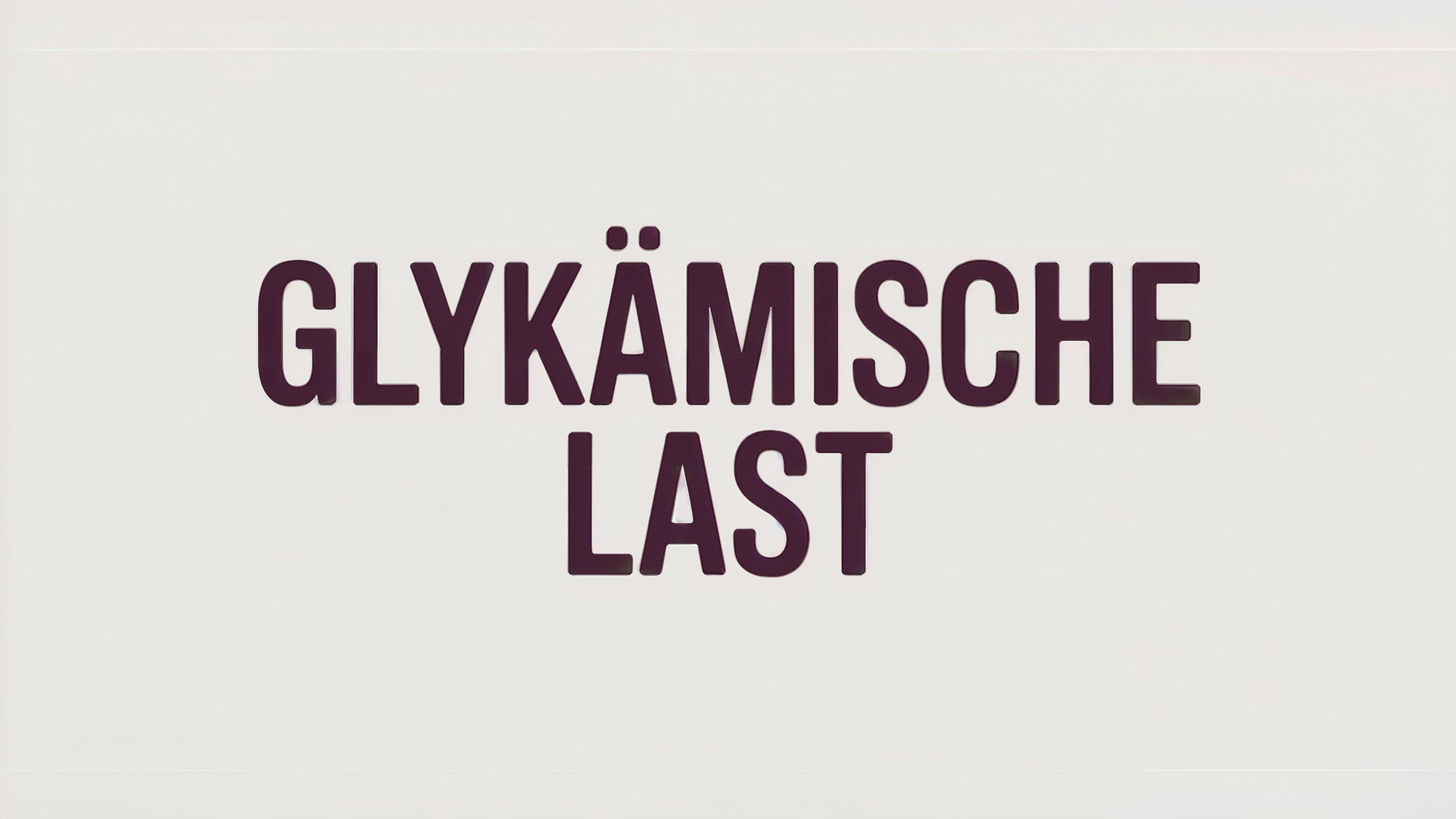 Glykämische Last